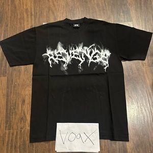 Revenge Smoke Lightning Logo Tee Black